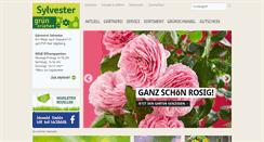 Desktop Screenshot of gaertnerei-sylvester.de