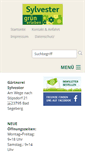 Mobile Screenshot of gaertnerei-sylvester.de